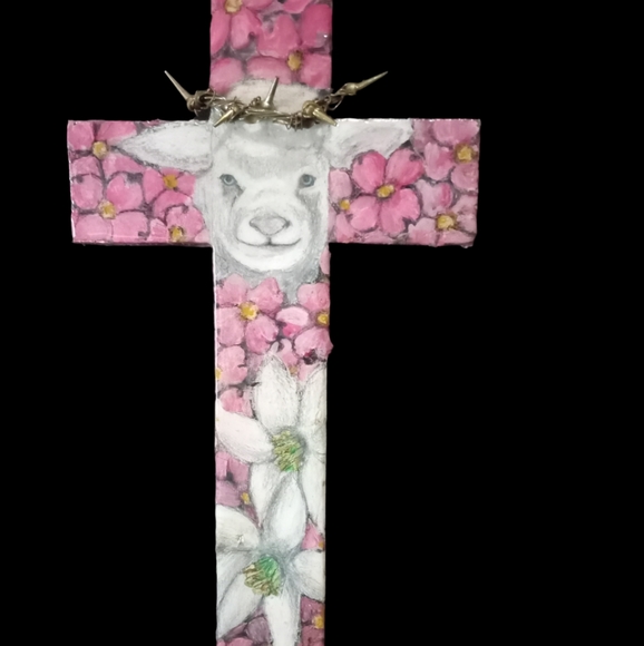 one of a kind hand made cross